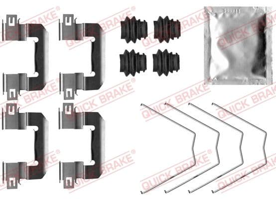 Piederumu komplekts, Disku bremžu uzlikas QUICK BRAKE 109-0063 1