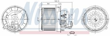 Salona ventilators NISSENS 87261 6