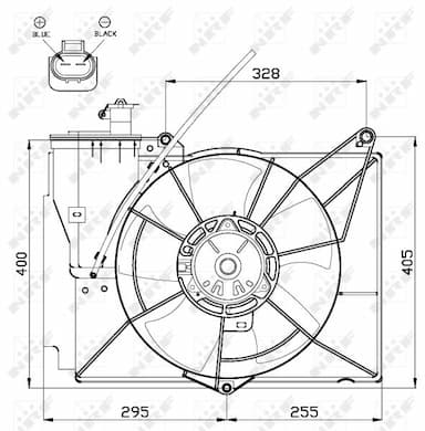 Ventilators, Motora dzesēšanas sistēma NRF 47530 3