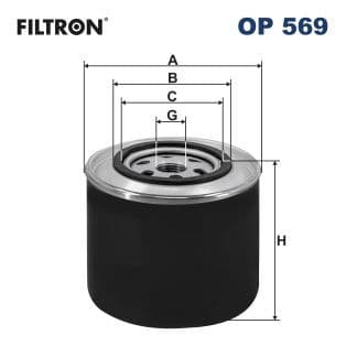 Eļļas filtrs FILTRON OP 569 1