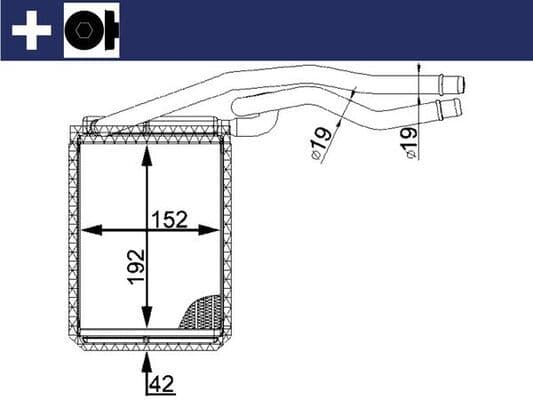 Siltummainis, Salona apsilde MAHLE AH 22 000S 1