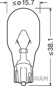 Kvēlspuldze ams-OSRAM 921NA 2