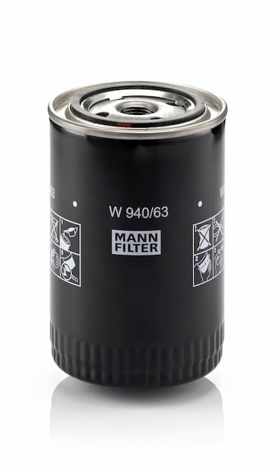 Eļļas filtrs MANN-FILTER W 940/63 1