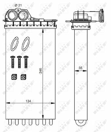 Siltummainis, Salona apsilde NRF 54332 1