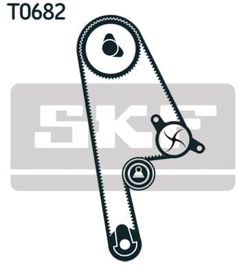 Ūdenssūknis + Zobsiksnas komplekts SKF VKMC 93005-2 2