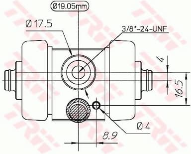 Riteņa bremžu cilindrs TRW BWD194 2