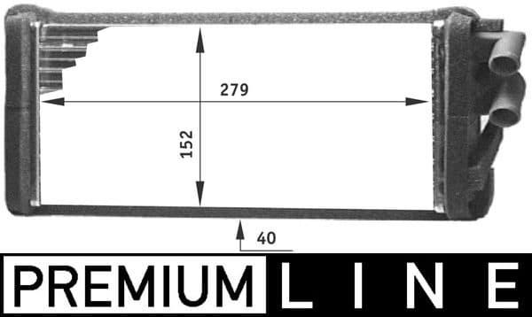 Siltummainis, Salona apsilde MAHLE AH 98 000P 1