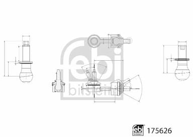 Stiepnis/Atsaite, Stabilizators FEBI BILSTEIN 175626 2