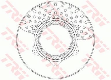 Bremžu diski TRW DF6334S 2
