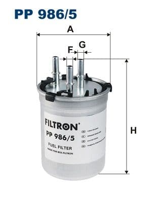 Degvielas filtrs FILTRON PP 986/5 1