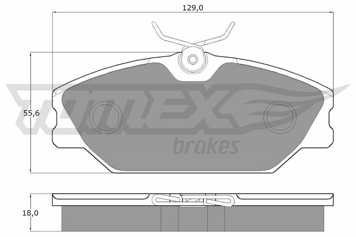 Bremžu uzliku kompl., Disku bremzes TOMEX Brakes TX 10-771 1