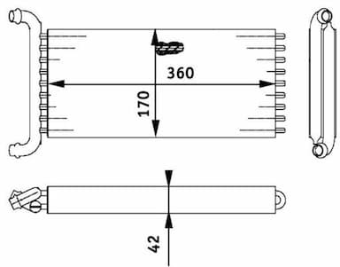 Siltummainis, Salona apsilde MAHLE AH 113 000P 2