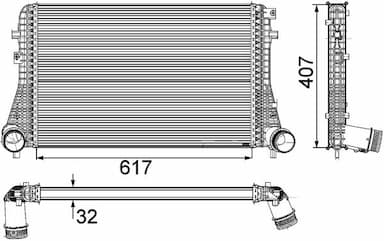 Starpdzesētājs MAHLE CI 208 000P 2