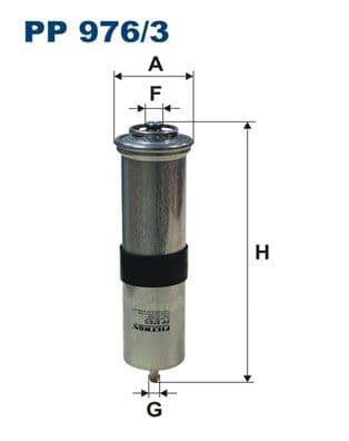 Degvielas filtrs FILTRON PP 976/3 1