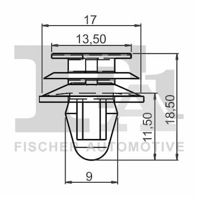 Moldings/aizsarguzlika FA1 21-40016.5 2