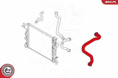 Radiatora cauruļvads ESEN SKV 24SKV230 4