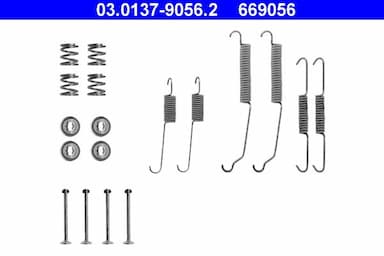 Piederumu komplekts, Bremžu loki ATE 03.0137-9056.2 1
