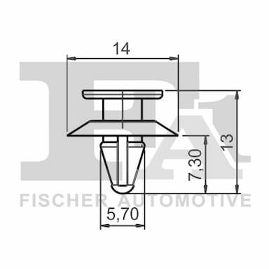 Moldings/aizsarguzlika FA1 13-40007.25 2