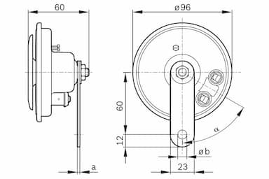 Skaņas signāls BOSCH 0 986 320 148 5