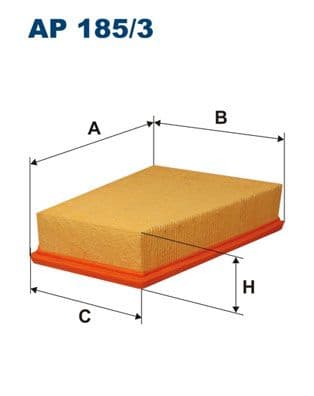 Gaisa filtrs FILTRON AP 185/3 1