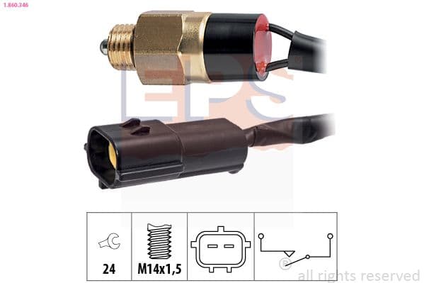 Slēdzis, Atpakaļgaitas signāla lukturis EPS 1.860.346 1
