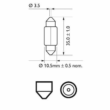 Kvēlspuldze PHILIPS 12844B2 3