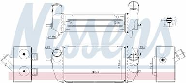Starpdzesētājs NISSENS 961495 6
