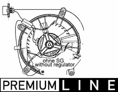 Salona ventilators MAHLE AB 65 000P 1