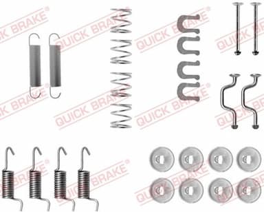 Piederumu komplekts, Stāvbremzes mehānisma bremžu loks QUICK BRAKE 105-0810 1