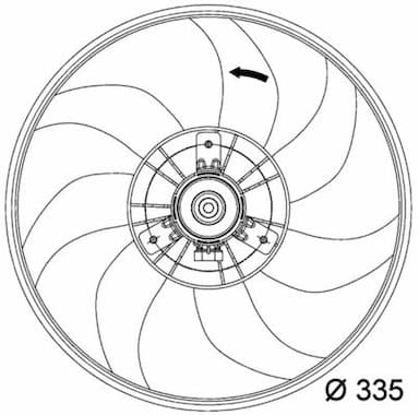 Ventilators, Motora dzesēšanas sistēma MAHLE CFF 120 000P 2