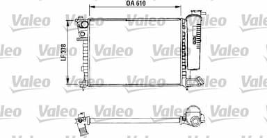 Radiators, Motora dzesēšanas sistēma VALEO 730630 1