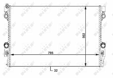 Radiators, Motora dzesēšanas sistēma NRF 59172 4