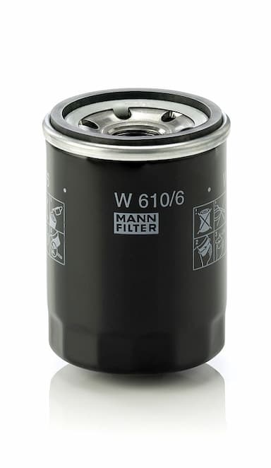 Eļļas filtrs MANN-FILTER W 610/6 1