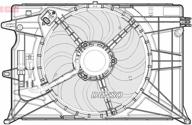 Ventilators, Motora dzesēšanas sistēma DENSO DER09074 1