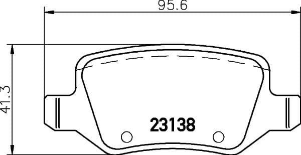 Bremžu uzliku kompl., Disku bremzes HELLA 8DB 355 018-531 1