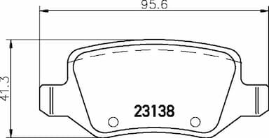 Bremžu uzliku kompl., Disku bremzes HELLA 8DB 355 018-531 1