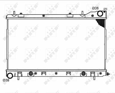 Radiators, Motora dzesēšanas sistēma NRF 53711 4