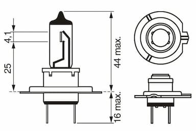 Kvēlspuldze BOSCH 1 987 302 078 5