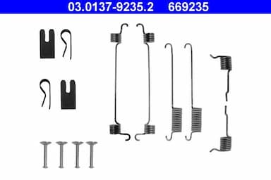 Piederumu komplekts, Bremžu loki ATE 03.0137-9235.2 1