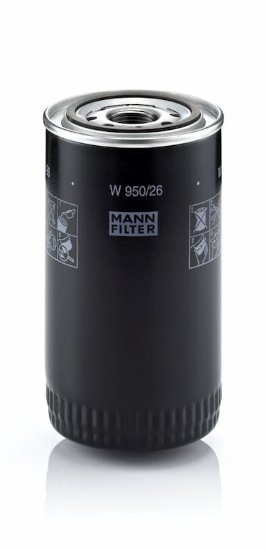 Eļļas filtrs MANN-FILTER W 950/26 1