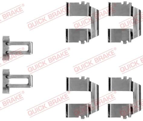 Piederumu komplekts, Disku bremžu uzlikas QUICK BRAKE 109-1233 1