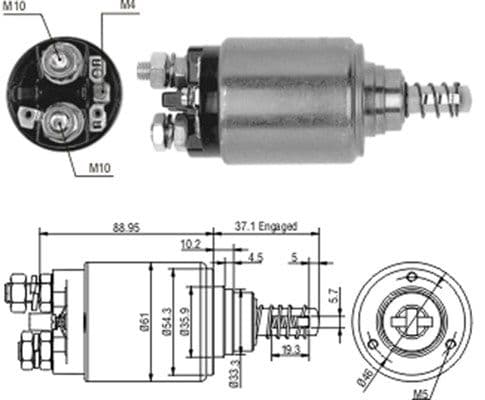 Ievilcējrelejs, Starteris MAGNETI MARELLI 940113050187 1