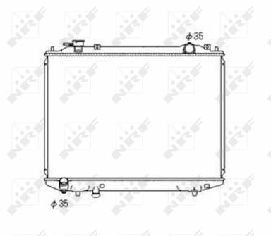 Radiators, Motora dzesēšanas sistēma NRF 53567 4