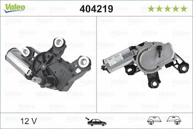 Stikla tīrītāju motors VALEO 404219 1