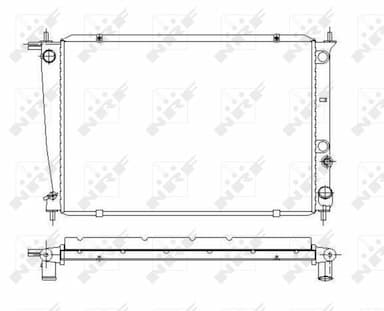 Radiators, Motora dzesēšanas sistēma NRF 53371 1