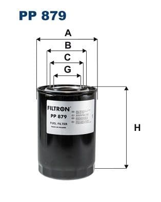 Degvielas filtrs FILTRON PP 879 1