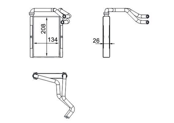 Siltummainis, Salona apsilde MAHLE AH 273 000S 1