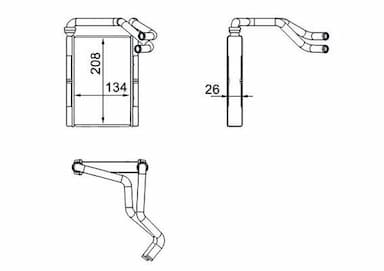 Siltummainis, Salona apsilde MAHLE AH 273 000S 1