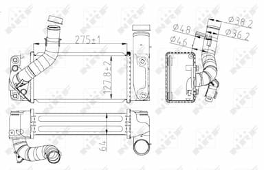 Starpdzesētājs NRF 30245 5