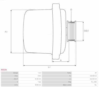 Ģenerators AS-PL A0226 5